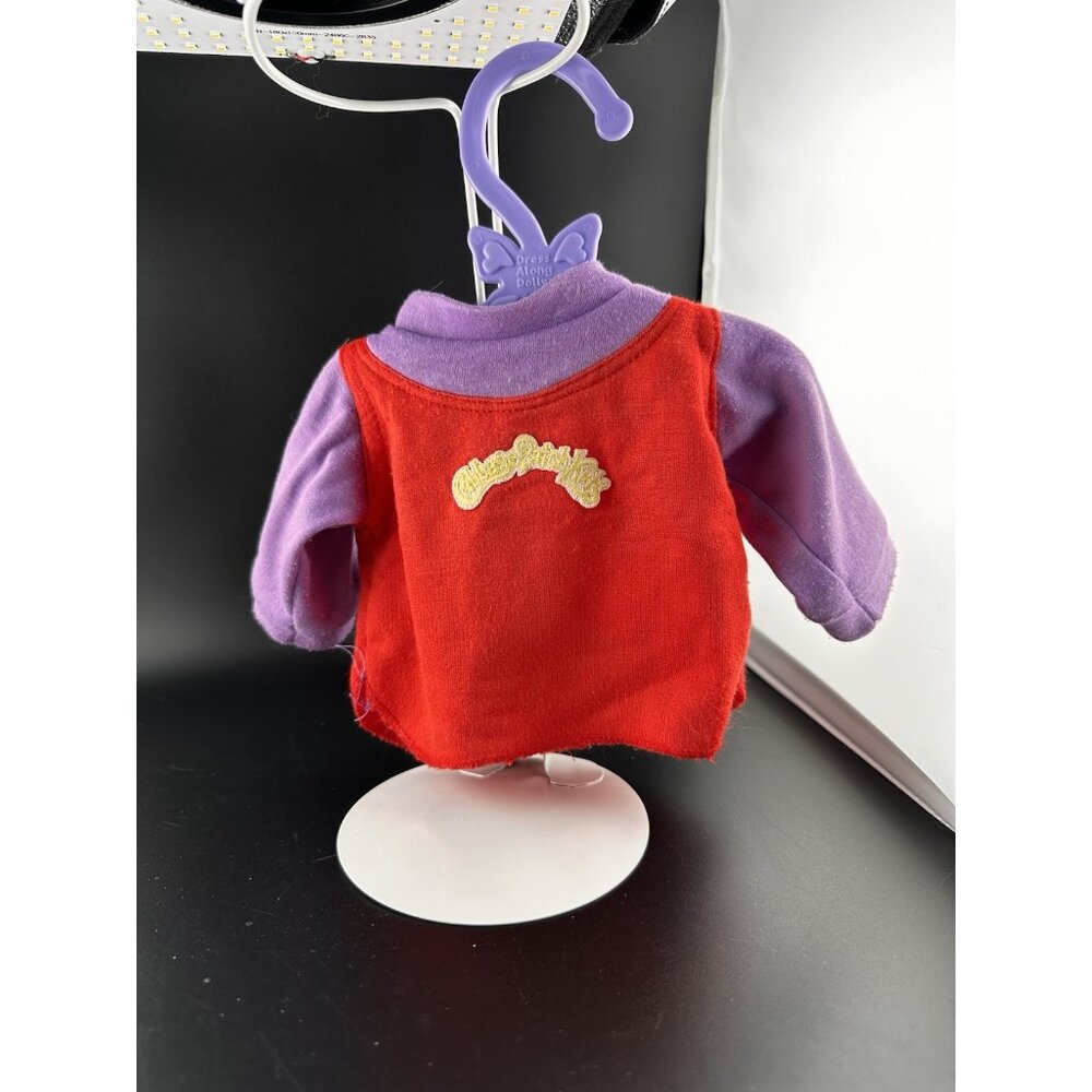 Vtg Cabbage Patch Kids‎ Doll Color Blocked Track Suit 1983 Coleco Shirt Top RARE